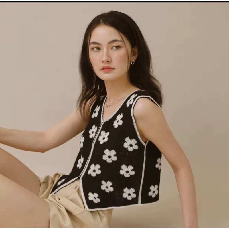 เสื้อ vest ไหมพรม แบรนด์the pocketwood