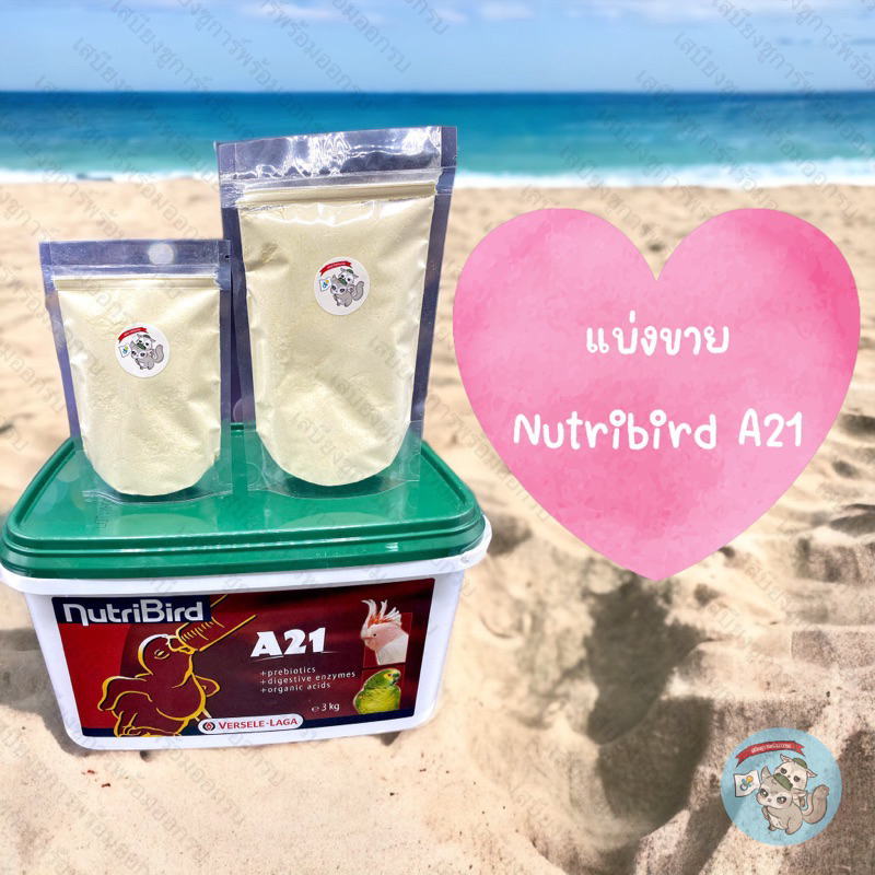 ( นูทรีเบิร์ด A21 ) Nutribird A21 แบ่งขาย อาหารนกลูกป้อน อาหารนก อาหารลูกป้อน อาหารป้อนลูกนก นกแก้ว 