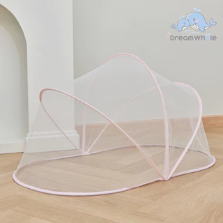 DreamWhale มุ้งกันยุง มุ้งโปร่งทรงโดมมินิมอล ตาข่ายนุ่มละเอียดไม่กระด้าง โล่งโปร่งเย็น พกพาสะดวก กางเงียบไร้เสียง ซักได้
