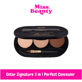 Ustar Zignature 3 in 1 Perfect Concealer ยูสตาร์ ซิกเนอเจอร์ ทรี อิน วัน เพอร์เฟ็คท์ คอนซิลเลอร์