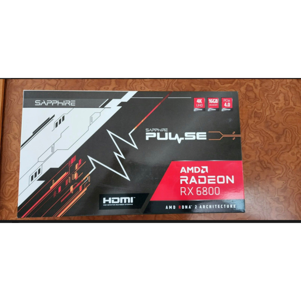 SAPPHIRE PULSE AMD Radeon RX 6800 16GB GDDR6 Graphic Card - Open Box