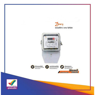 Zeberg มิเตอร์ไฟฟ้า 2สาย รุ่น DD-283 ขนาด 5(15)A 220V