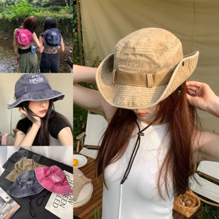 [ส่งฟรี EMS] หมวกแคมปิ้ง หมวกเดินป่า camping bucket hat