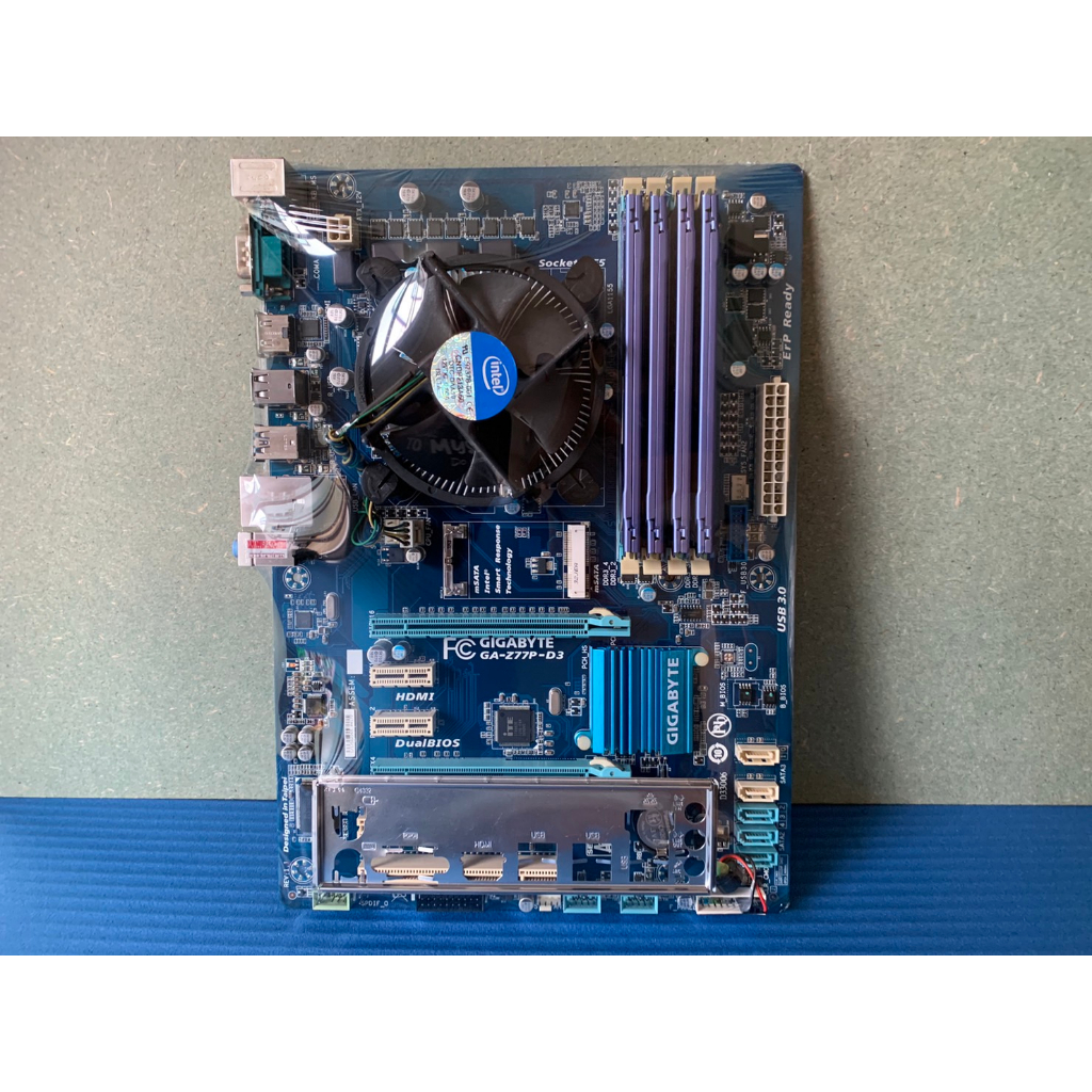 เมนบอร์ด GIGABYTE Z77P-03 Socket 1155 CPU i5-3570 แรม 16GB DDR3 พร้อมฝาหลัง สวยๆพร้อมใช้งาน (ร้านค้า