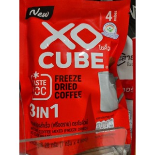 XO CUBE FREEZE DRIED COFFEE 3 in 1 / 7g x 4 sacks