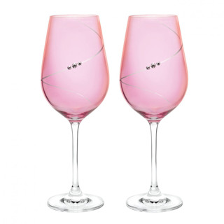 แก้วไวน์ Portmeirion Auris Pink Red Wine Glass Set of 2