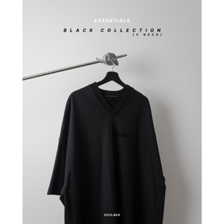 Fear of God Essentials Tee (Black Collections) (V Neck)