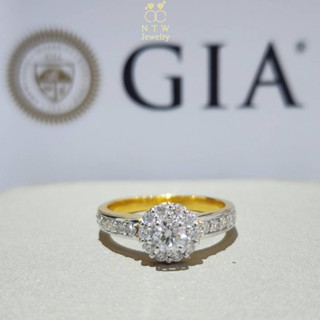 แหวนเพชรเม็ดยอดเซอร์GIA เพชร Round Brilliant 20/0.50 ct.