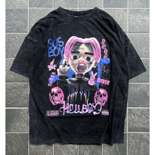 เสื้อฟอก โอเวอร์ไซส์ lil peep