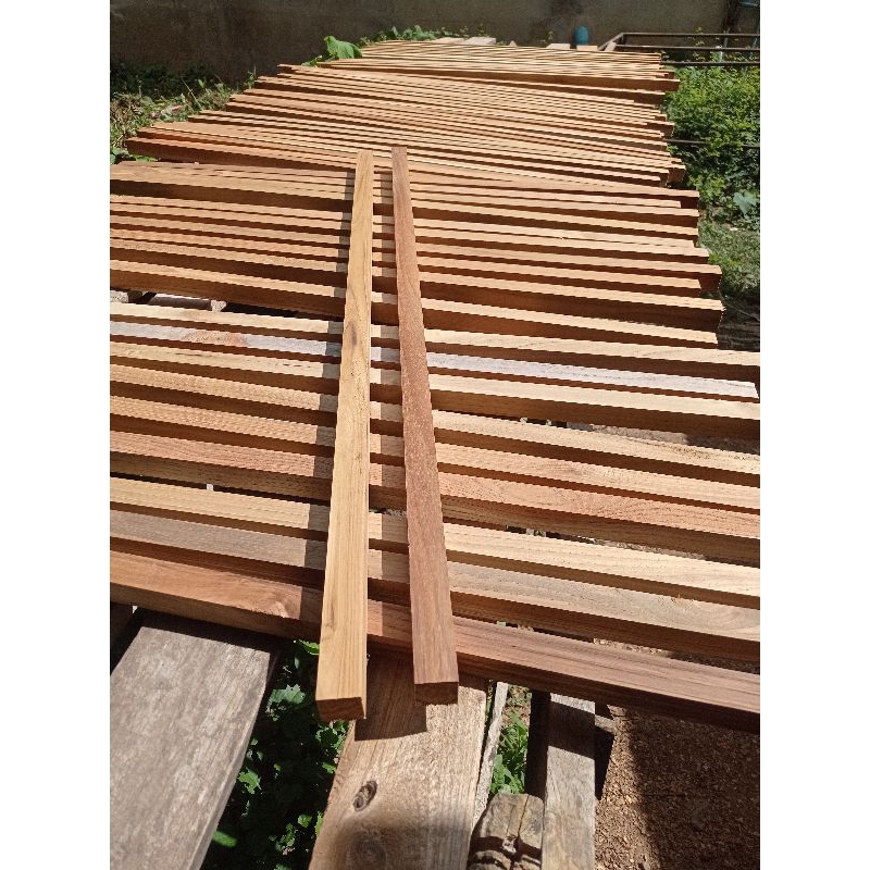 ไม้สักสี่เหลี่ยม1มัด มี10ชิ้น ขนาด1นิ้ว*1นิ้ว ยาว1เมตร รีดไสพร้อมใช้งาน - รูปที่ 5