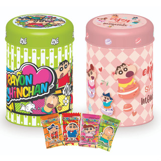 Crayon Shinchan (เครยอน ชินจัง) ลูกอมชินจัง รวมรส บรรจุในกระป๋อง 67.5 กรัม (มี 2 ลาย)