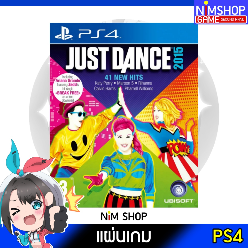 (มือ2) PS4 : Just Dance 2015 แผ่นเกม มือสอง สภาพดี