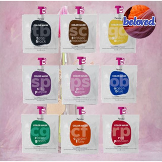 Fanola Color Mask Purple/Golden/Chocolate/Pink/Black/Blue/Red/Green/Copper 30 ml มาร์คทำสีผม ประสิทธิภาพสูง