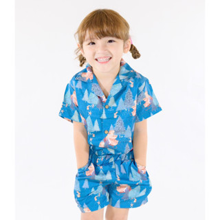 [ส่งฟรี] Jersey Babybrand : Turquoise shirt set ชุดเซ็ทเด็ก 2 ชิ้น เด็กชาย เด็กหญิง ใส่ได้