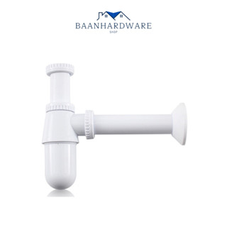 BAANHARDWARE ท่อน้ำทิ้ง PVC พลาสติก  ไม่หักง่าย แข็งแรง คงทน MA-J-803W