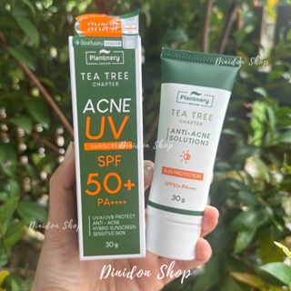 ✅แท้ พร้อมส่ง✅ Plantnery Tea Tree Sun Screen Acne Oil Control SPF50 PA+++ (30g.)