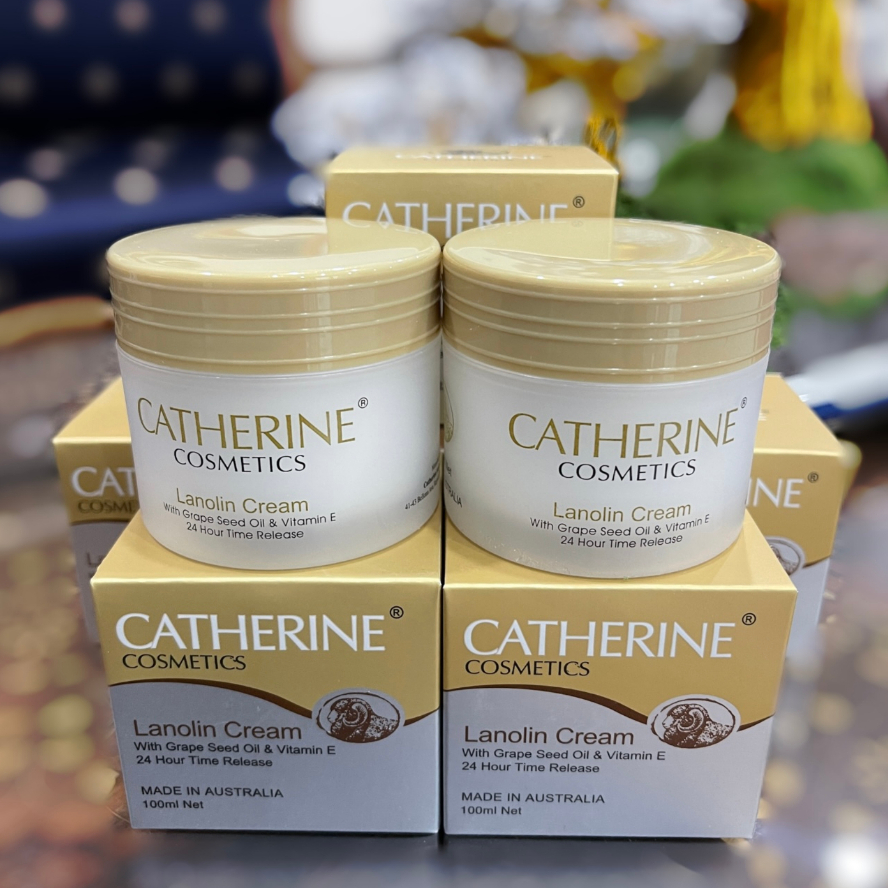 ครีมรกแกะ Catherine Lanolin Cream with Grape Seed Oil &amp; Vitamin E ออสเตรเลีย Exp.04/2026