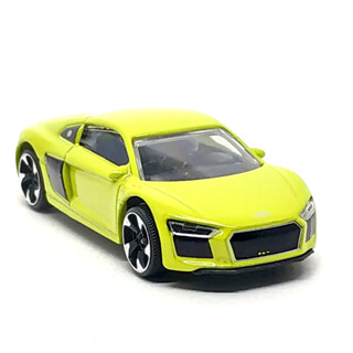 Majorette Audi R8 V10 - สีเหลืองสว่าง /Wheels 5LTS2T /scale 1/58 (3 inches) no Package