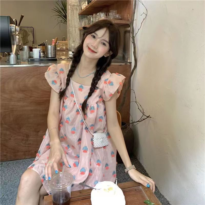 ชุดเดรส, สไตล์อ่อนโยนและน่ารัก ชุดสาวสีชมพูดูน่ารัก