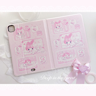 เคสไอแพด Air5 Gen9 10.2 Sanrio Kuromi เคส ipad Air5 Pro11 2022 Air4 G10 10.9 Pro10.5 case iPad Gen8/7 gen6/5 9.7 MINI6