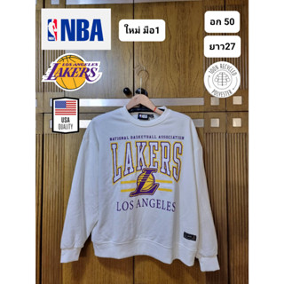 เสื้อสเวตเตอร์ แบรนด์ NBA Laker ของแท้ มือ1