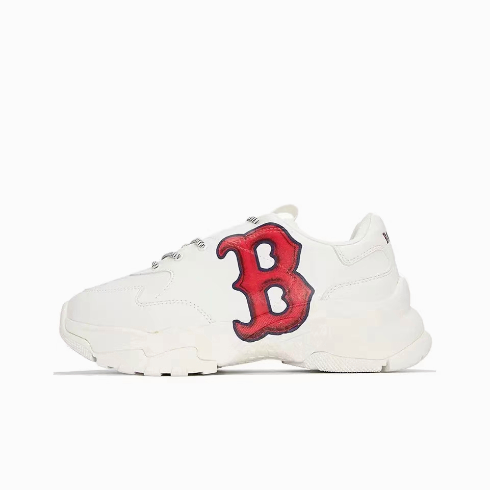 (แท้100%) MLB รองเท้าผ้าใบ -Boston Red Sox -3ASHCS12N-43RDS