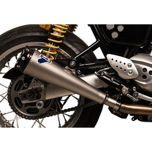 ท่อ TERMIGNONI - SLIP ON TWIN SS COVER BLACK Triumph Speed Twin 1200 2019-2020