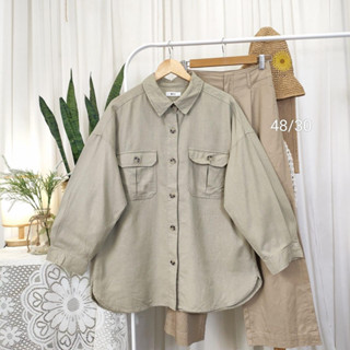 WEGO x cotton x M Jacket คลุม สีสวย earth tone อก 48 ยาว 30 Code: 1232(8)