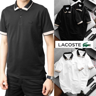 เสื้อโปโลคอปก Lacoste Basic🐊 ผ้า Cotton 💯 | เสื้อคอปกผู้ชาย | เสื้อโปโล 👕 ร้านค้าจัดส่งไว