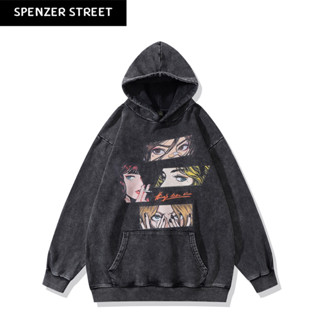 Spenzer.street | 🖤 Can‘t stop hoodies โอเวอร์ไซส์ เสื้อผ้าสตรีท เกาหลี y2k แฟชั่น ผ้ากีฬา ทราวิส 2pac ฮิต 2023 มาใหม่