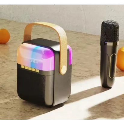 ลำโพงคาราโอเกะ​ ลำโพงบลูทูธ มีไฟ LED​ พร้อม​ไมค์คาราโอเกะ  KOLEER S885 ส่งด่วน