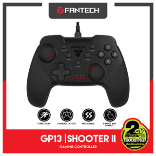 FANTECH GP13 SHOOTER II Gaming Controller น้ำหนักเบา ระบบ X-input มาพร้อมกับด้ามจับพื้นผิวยาง จับถนัดมือ