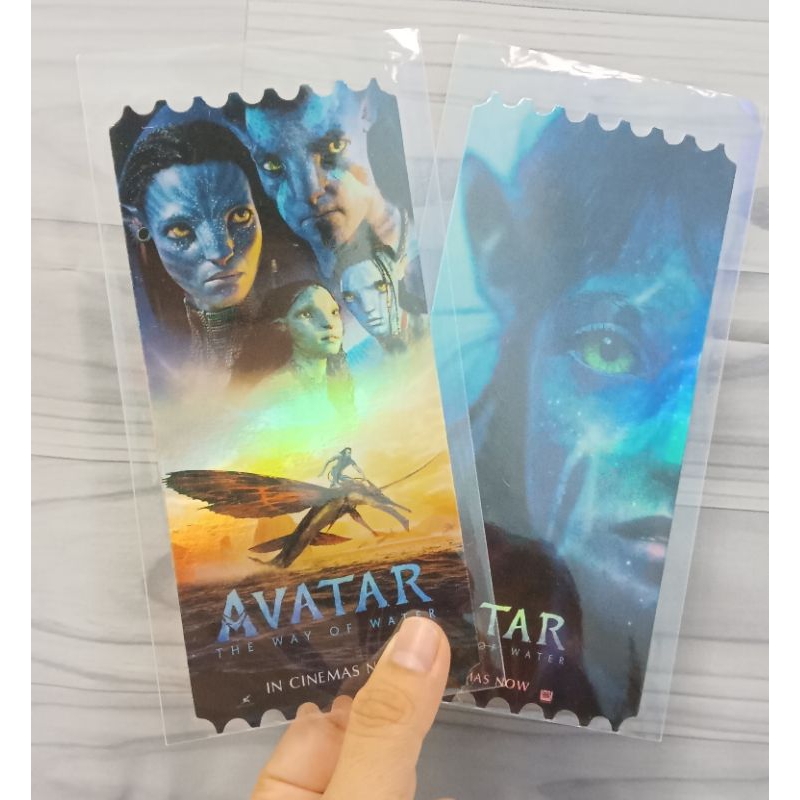 ตั๋วสะสม ตั๋ววิบวับ Avatar 2 อวตาร 2 SF+ จาก SF Cinema Collectible Ticket The Way of Water วิถีแห่งส