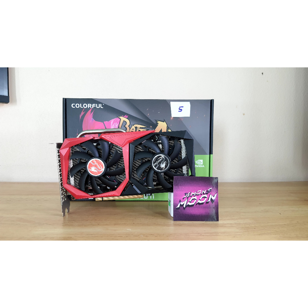 COLORFUL GTX1660 TI,super 6GB กาดจอ gpu vga + ประกันใจ 7 วัน Demons moon