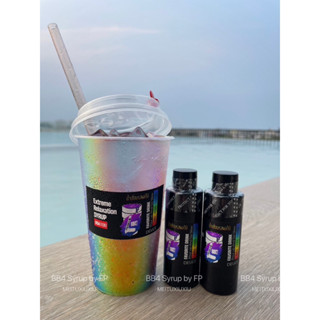 BB4 Syrup น้ำเชื่อมรสองุ่น🍇 Set 2 ขวด (พร้อมแก้วน้ำสีรุ้ง🌈 22 ออนซ์) ฟรี❗️1 ใบ