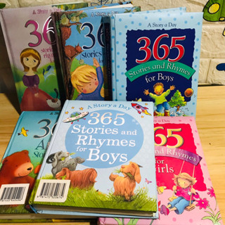 A Story a Day : 365 Stories and rhymes for Girls /for boys ปกนวมมือสอง -ag1