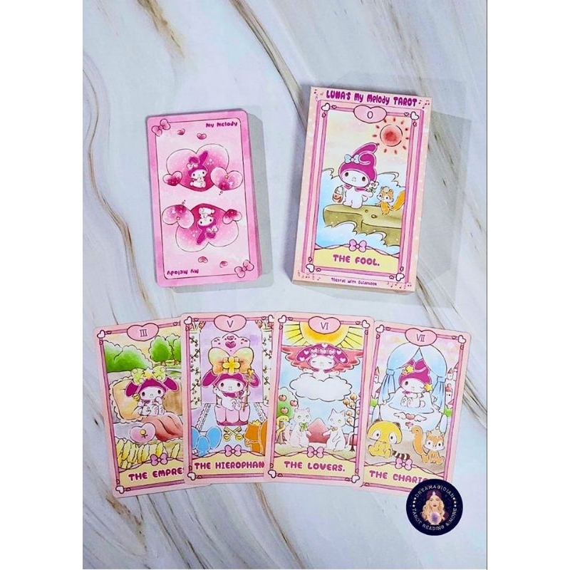 Dice, Board & Card Games 1890 บาท My Melody Tarot ไพ่มายเมโลดี้ ไพ่ลิขสิทธิ์แท้จากญี่ปุ่น ไพ่ทาโร่ต์ ไพ่ออราเคิล Tarot Oracle Card Deck Hobbies & Collections