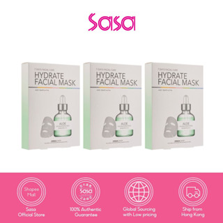 Dermal Shop Hydrate Facial Mask (7pcs) Value Set (7pcs x 3boxes) (Collagen/Aloe/N.M.F Aqua)