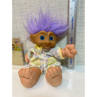 Trolls Vintage doll / lucky doll /Russ doll 1991 ของแท้ ชุดแท้แต่มีตำหนิ ป้ายสวย สภาพรวม98%