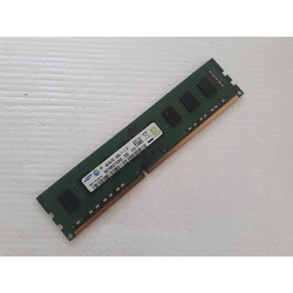 RAM Samsung DDR3-Bus1600/4G แบบ 16 ชิป  (4G 2Rx8 PC3-12800U-11-11-B1) สำหรับ PC