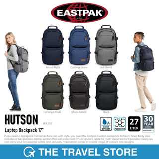 EASTPAK HUTSON Laptop Backpack 17” กระเป๋าเป้ สะพายหลัง รองรับคอมพิวเตอร์ 17 นิ้ว