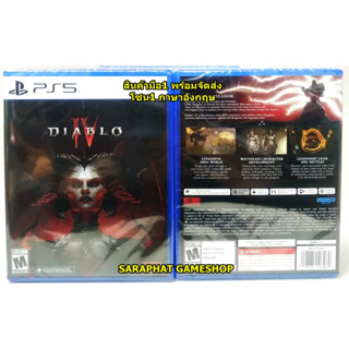 (ใส่โค้ด shopee : 20DDSEP19 ลด 478 บาท) พร้อมส่ง PS5 DIABLO IV โซน1 ภาษาอังกฤษ