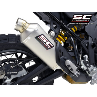 SC-Project ท่อไอเสียสำหรับ DUCATI DESERTX (2022 - 2023) | Rally Raid Muffler, titanium