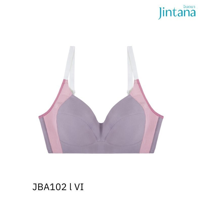 Jintana สปอร์ตบรา ไม่มีโครงรุ่น Active รหัส JBA102 ใส่สบายกระชับระบายอากาศดีกระชับทุกการเคลื่อนไหว