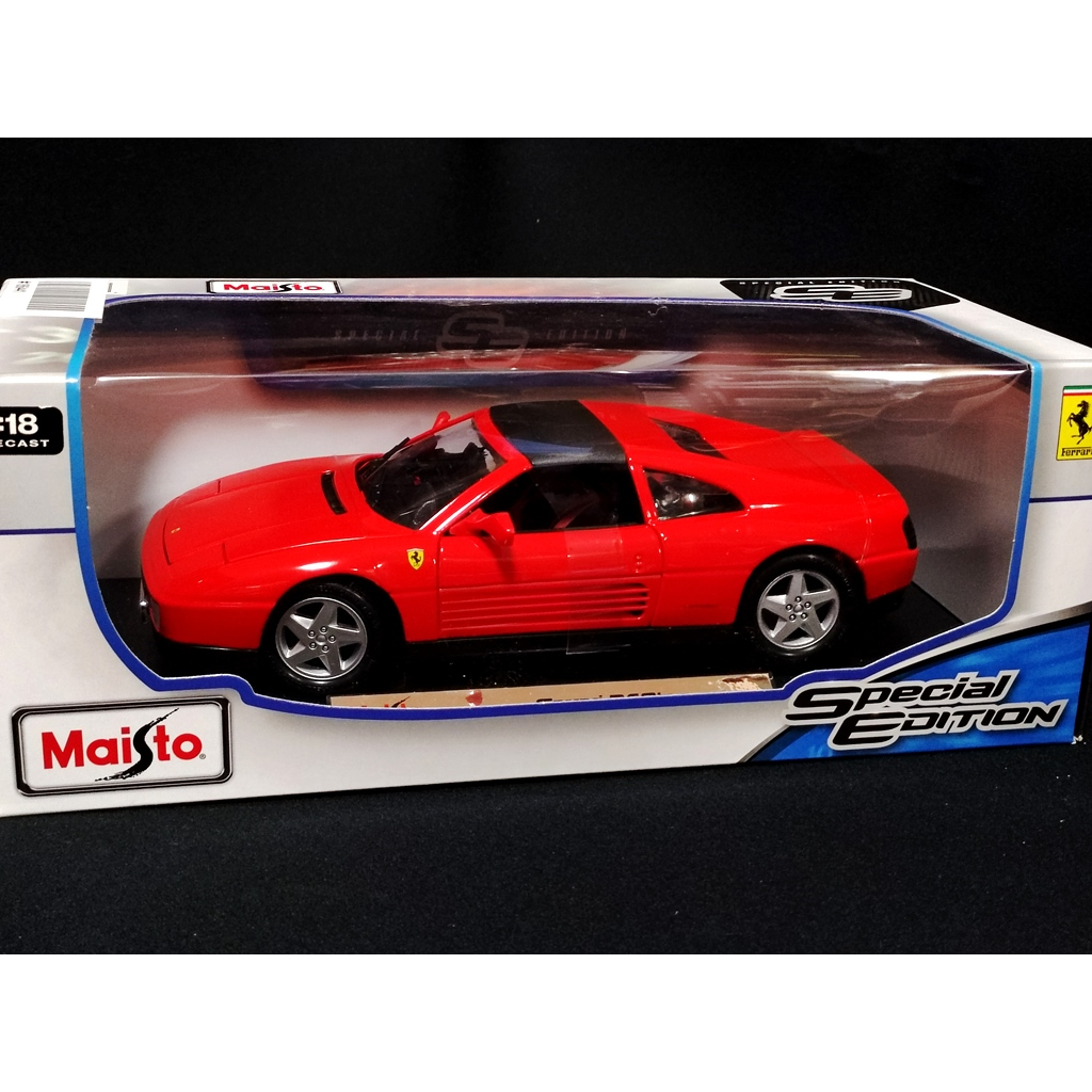 โมเดลรถferrari348 1/18 โมเดลรถ ferrari 348 F348 tb ts โมเดลรถFerrari 1/18