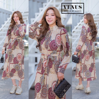 Maxidress อัดพรีทลายกราฟฟิกTag: I ‘m Lady By Venus