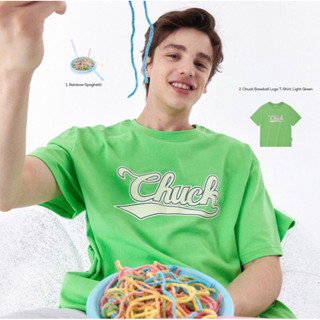 #พร้อมส่งที่ไทย✅🇰🇷ของแท้💯8️⃣.2️⃣5️⃣✅🇰🇷✨ Chuck Baseball Logo T-Shirt ✨🇰🇷 เป็นเสื้อที่ 2in 1