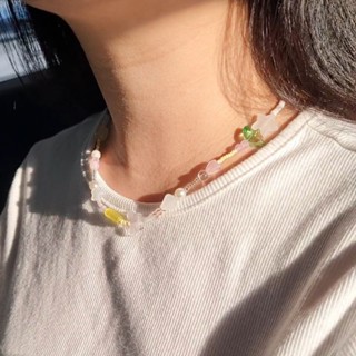 สร้อยลูกปัด necklace สี candy  | x ducky.lucky