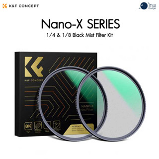 K&amp;F 49-82mm Nano-X 1/4 &amp; 1/8 Black Mist Filter Kit