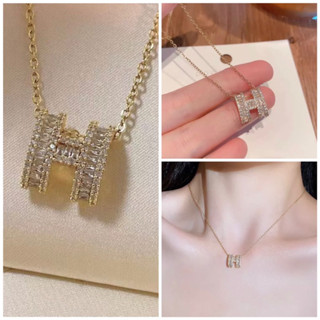 lovely necklace stanless steel |สร้อยคอHสแตนเลส ไม่ลอกไม่ดำ งานสวยน่ารัก พร้อมส่งจากไทย🚩